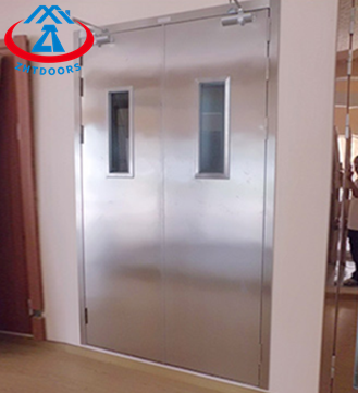 Advanced technology supplier stainless steel fireproof and anti-theft door 1 hour EN European standard