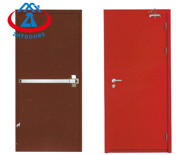 Good finished product effect internal fire rated steel doors EN standard 60 min made in China