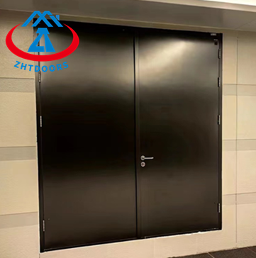 Strength and quality UL certificate 90 minute large metal aluminium commercial fire rated door