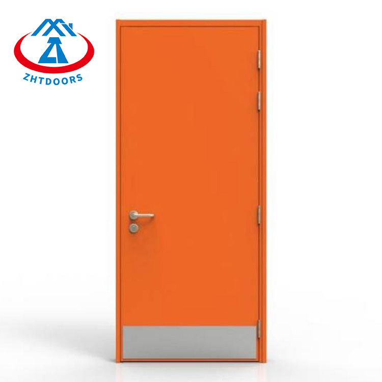 High quality raw materials AS certificate 90 minute office building door kick plate for fireproof rated steel door