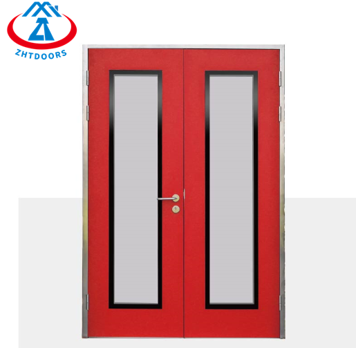 China Reliable Merchant UL Standard Certificate 90 Minutes Steel Fire-Resistant Commercial Door