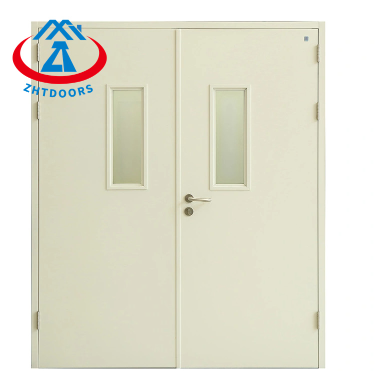 Foshan factory proudly produces EN certified 60 minute interior door hotel steel fire door