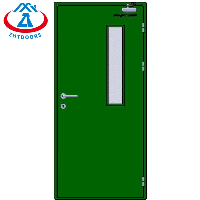 China hot sale AS approved 1 hour Middle East fire rated single fire door exterior door