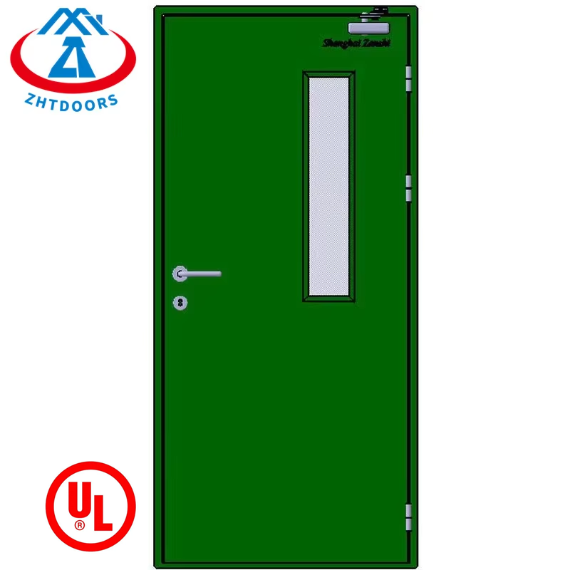 product-Zhongtai-Guangzhou supplier ulul approved 30 minutes outdoor sealed metal door metal single 