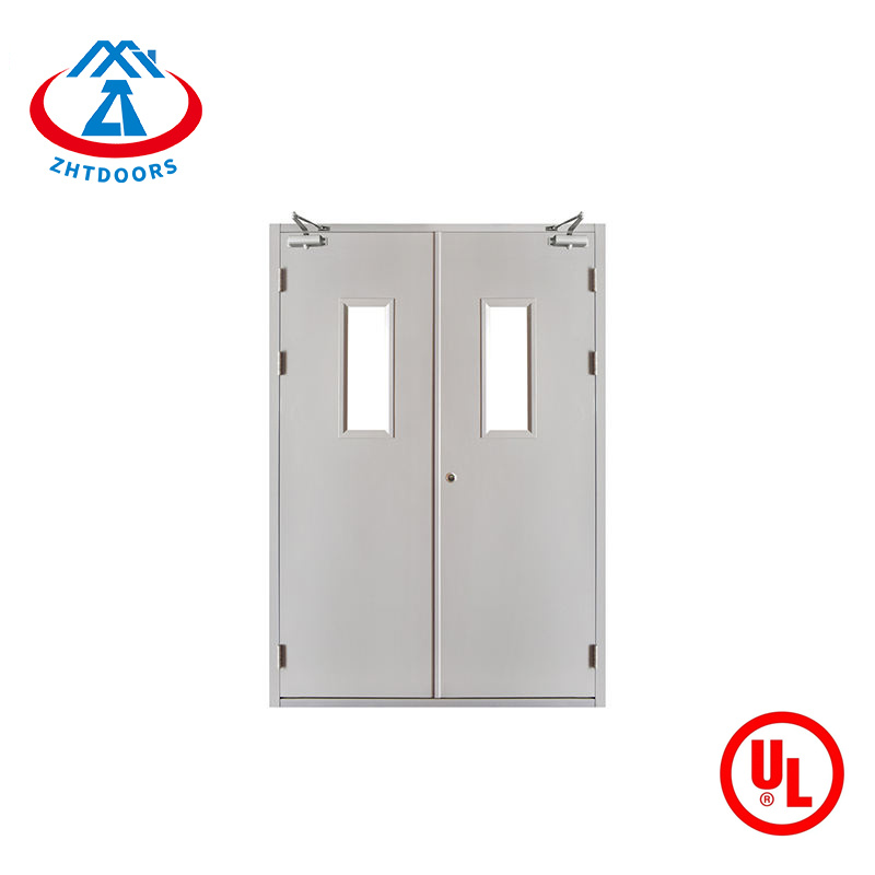 Custom style ulul approved 120 minutes metal fire door modern