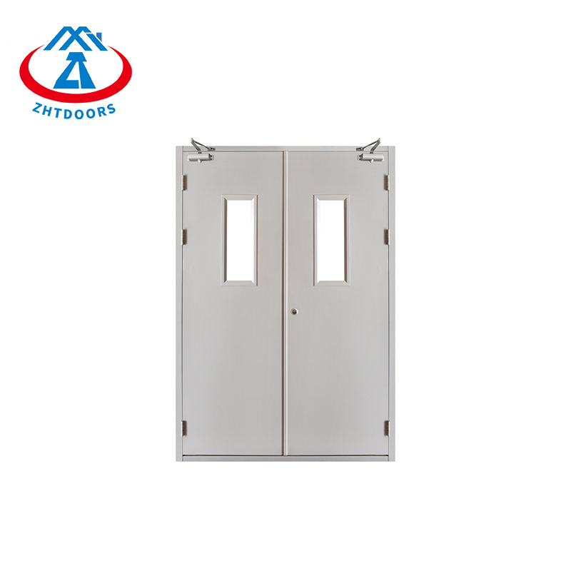 High hardness material AS standard certificate 90 minutes fireproof metal steel door