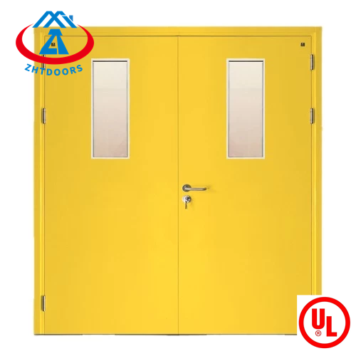 Worth buying product ulul approved 120 minutes fireproof metal door with view window