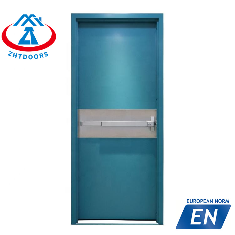 Noise and heat insulation EN standard fire resistance metal escape door 30 minutes
