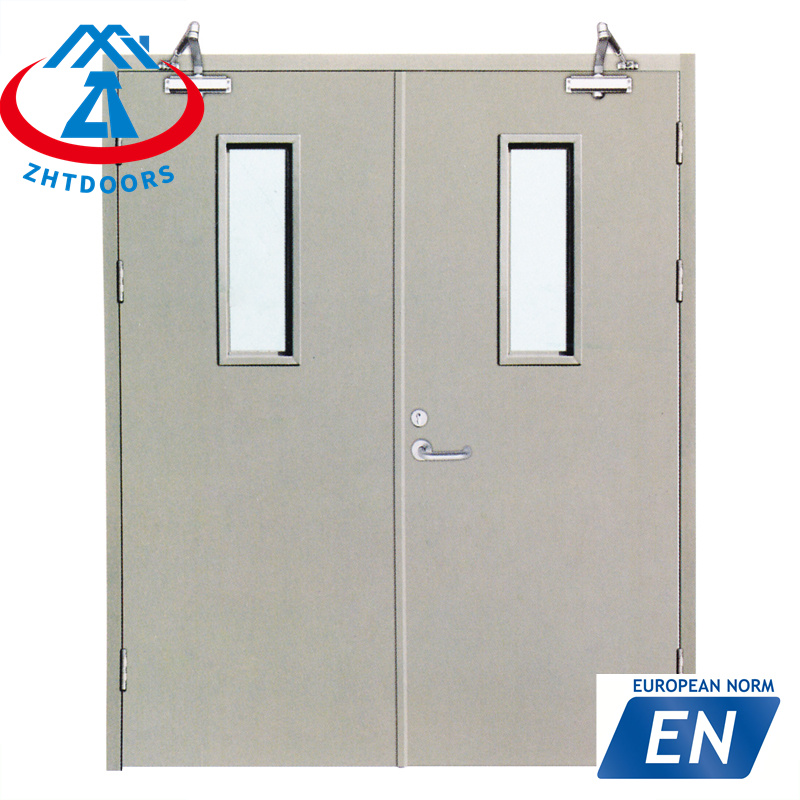 Featured Supplier EN Standard Apartment Fire Safety Metal Double Door 30 Minutes