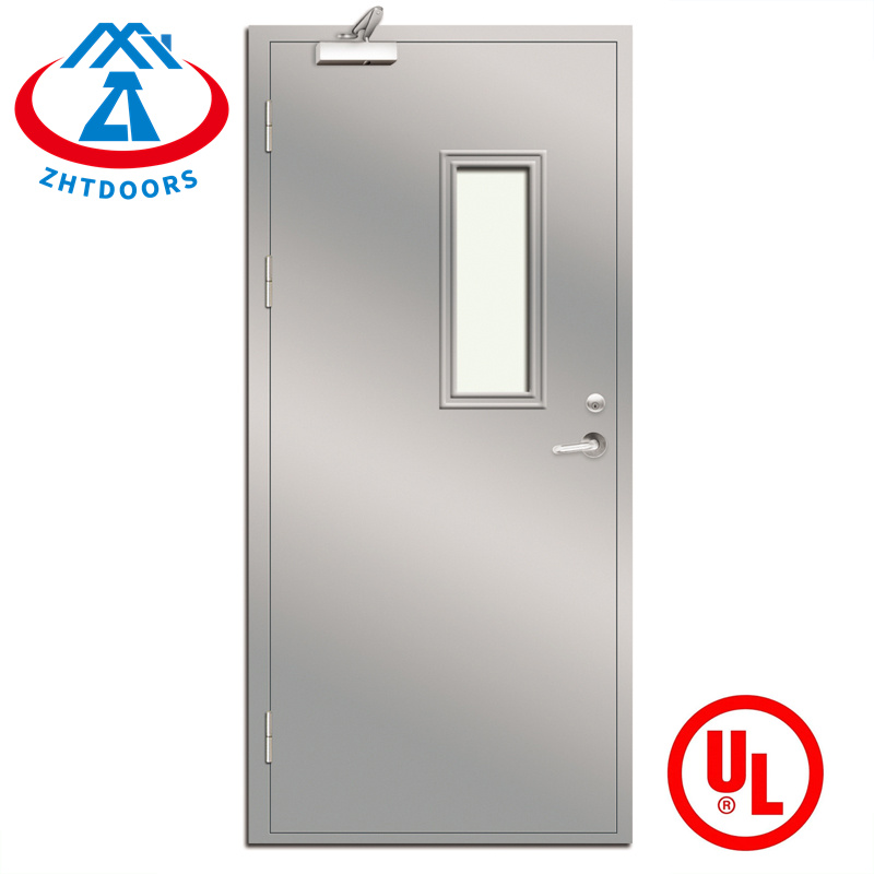 Modern technology manufacture fireproof steel metal door ulul approved 30 minutes