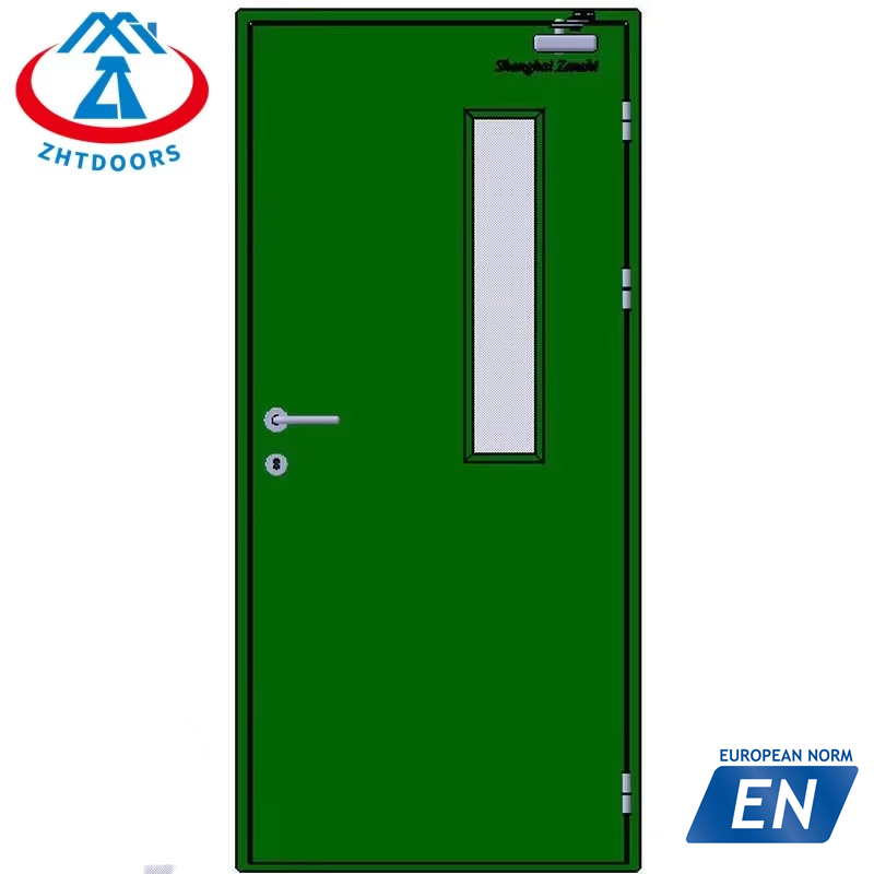 China Customized Commercial Emergency Fire Door Panel EN Approved in 1 Hour