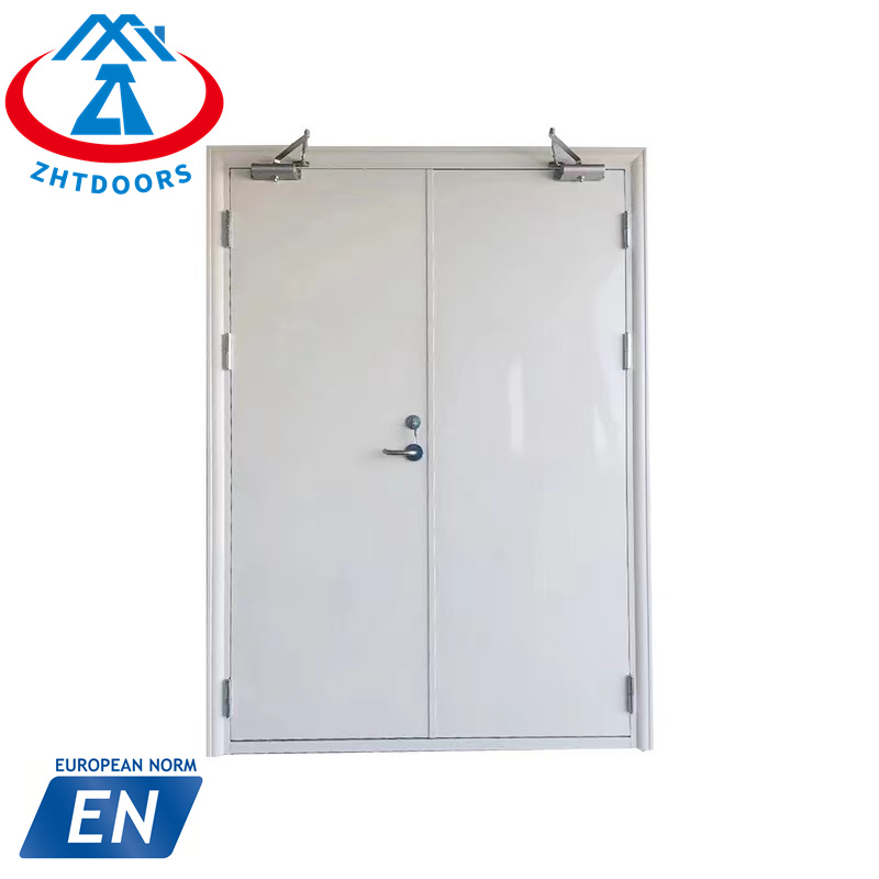 Modern and stylish EN standard metal fire rating indoor emergency escape door 30 minutes