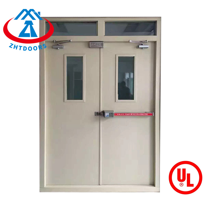 China professional ulul 180 minute steel security door with round viewing window