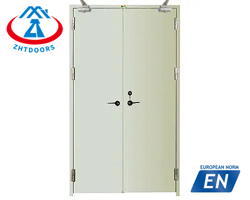 Factory Wholesale EN Approved Emergency Fire Doors with Alarm 60 Minutes Fire Doors 1 Hour