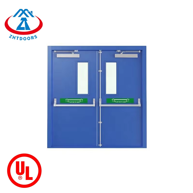 Special price ulul certified 90 minute emergency double exit doors push bar