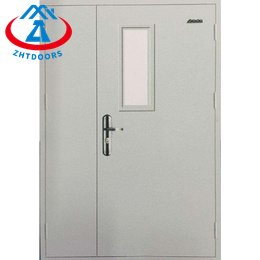 High durability 90 minutes single fire rating commercial fire door BS certified