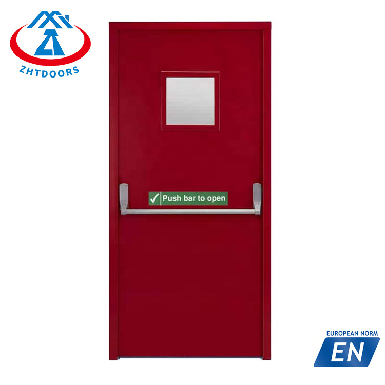 China reliable merchant with EN certificate 90 minutes steel fire resistant commercial door