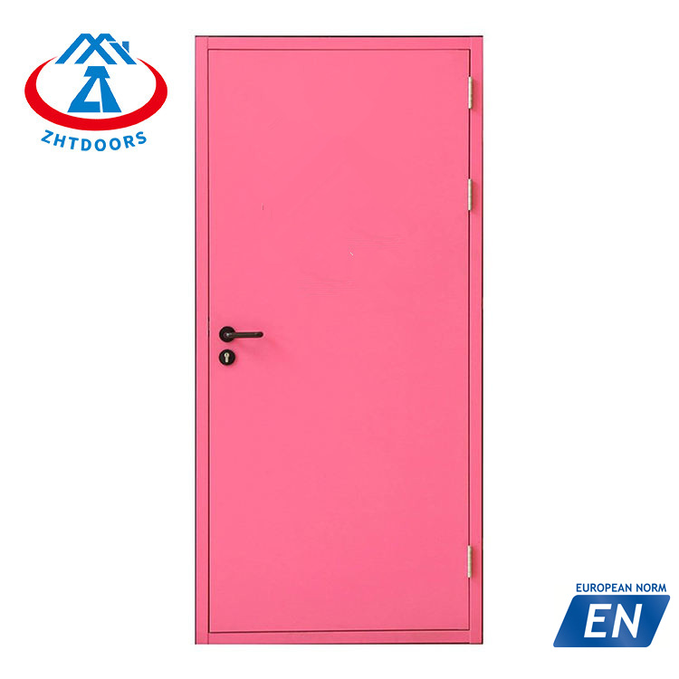 Custom Processed EN Standard Steel 120 Minutes Safe Escape Fire Door 91mm Thick