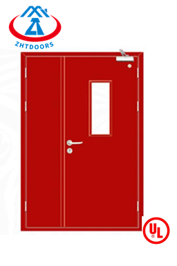 Good high temperature fire exit rated steel door luxury fire door UL standard 2 hours