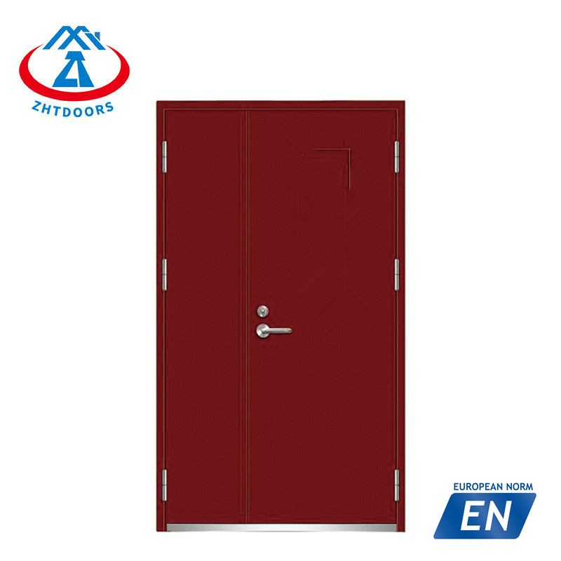 product-Zhongtai-Custom source 120 minute security lock EN approved fire rated solid door-img