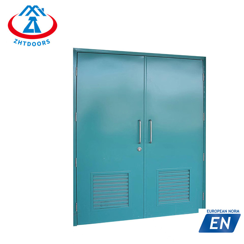 Physical factory 60 minutes EN certification high quality security steel fire door