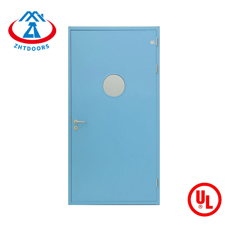 High quality single leaf steel fireproof UL standard 1 hour fire rated metal door