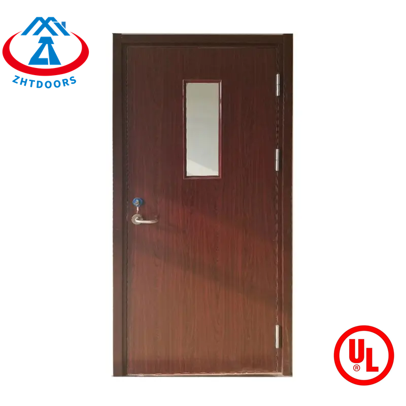 Strength and quality UL certificate 90 minute large metal steel commercial fire rated door