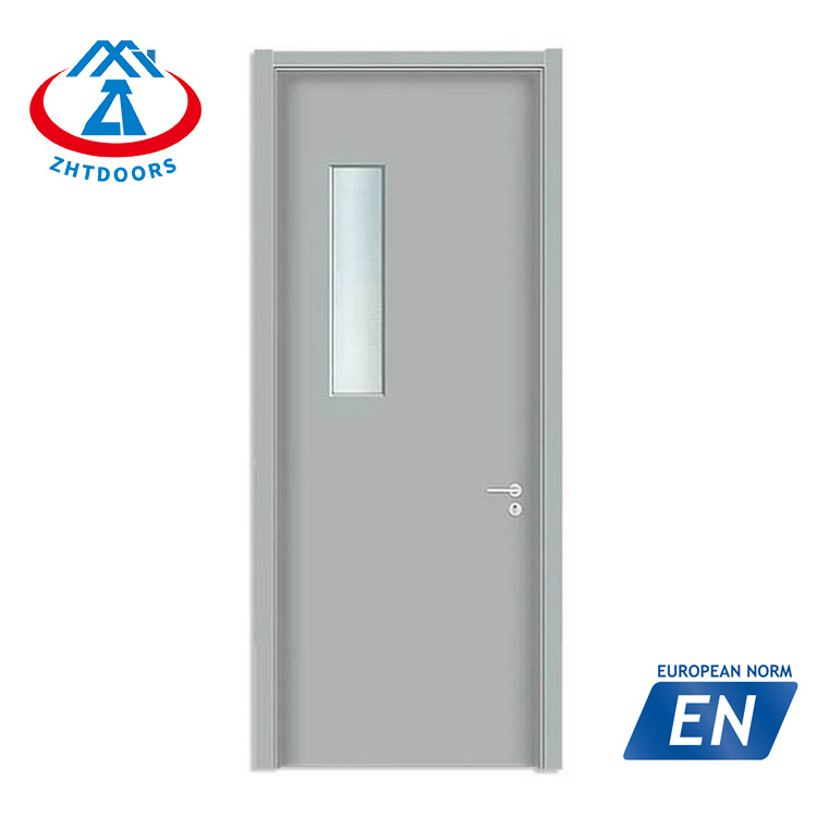 Factory direct sale fire exit insulated metal doors EN standard 1 hour fire rated commercial interior doors