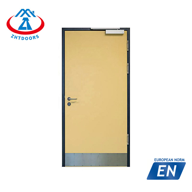 Professional manufacturer EN standard 120 minutes security steel metal fire rated doors