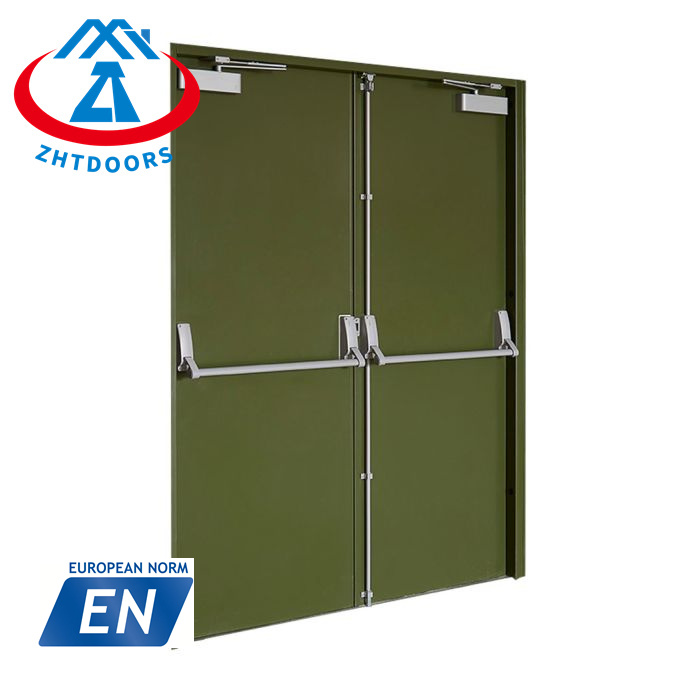 product-Manufacturers support customized models EN certificate flat steel resistant iron doors fire 