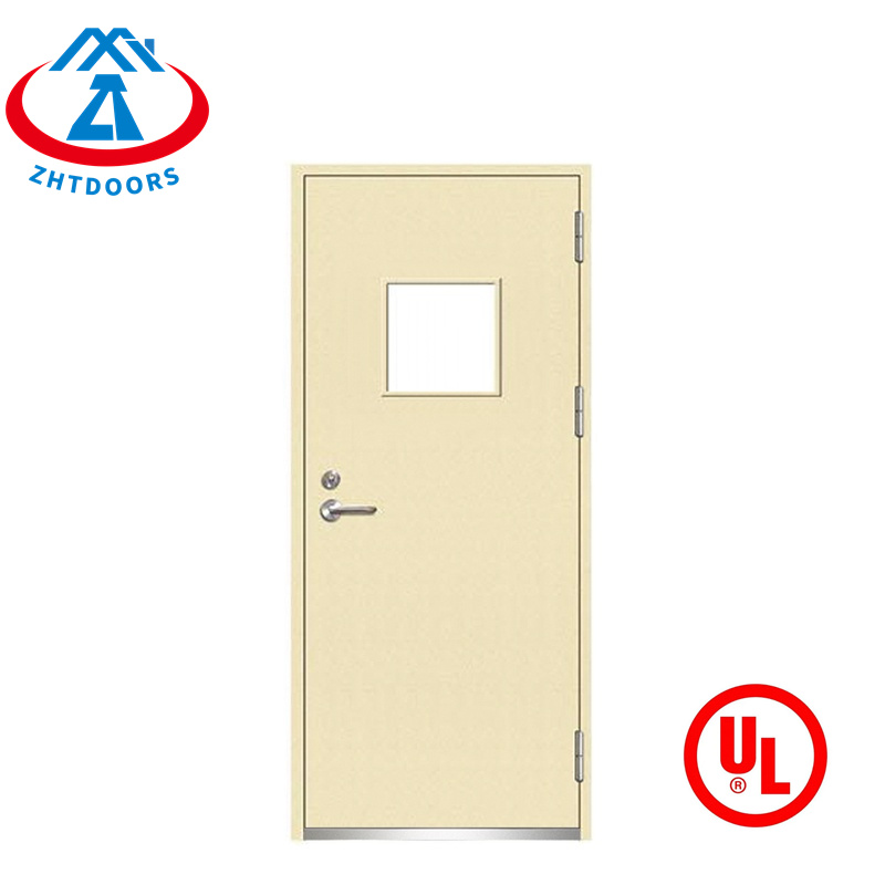 Guangdong Manufacturers emergency door commercial exterior UL certificate 90 minutes fire rated steel doors