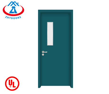 Great factory UL standard 30 minute fire rated steel doors with window with single leaf