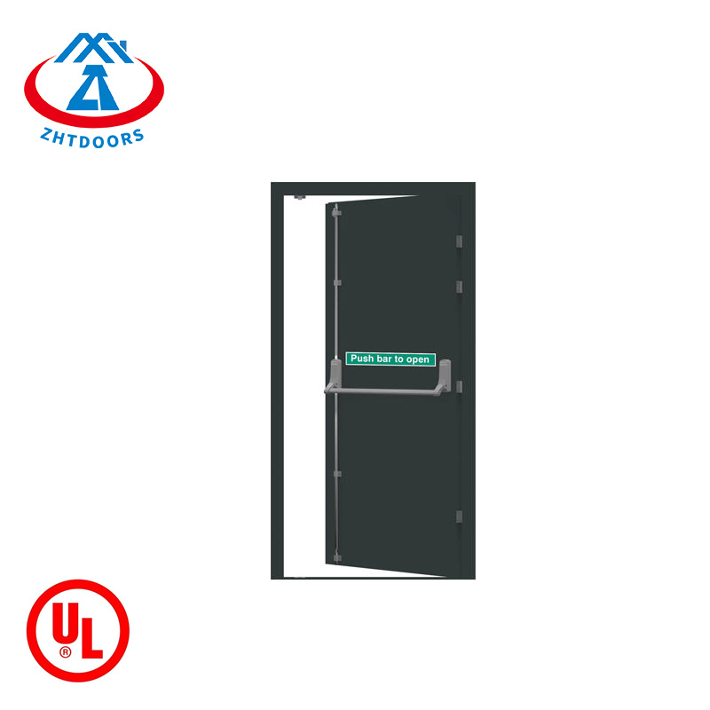 Customized professional Chinese supplier UL standard 60 minutes single Guangzhou fire exit cheap steel door