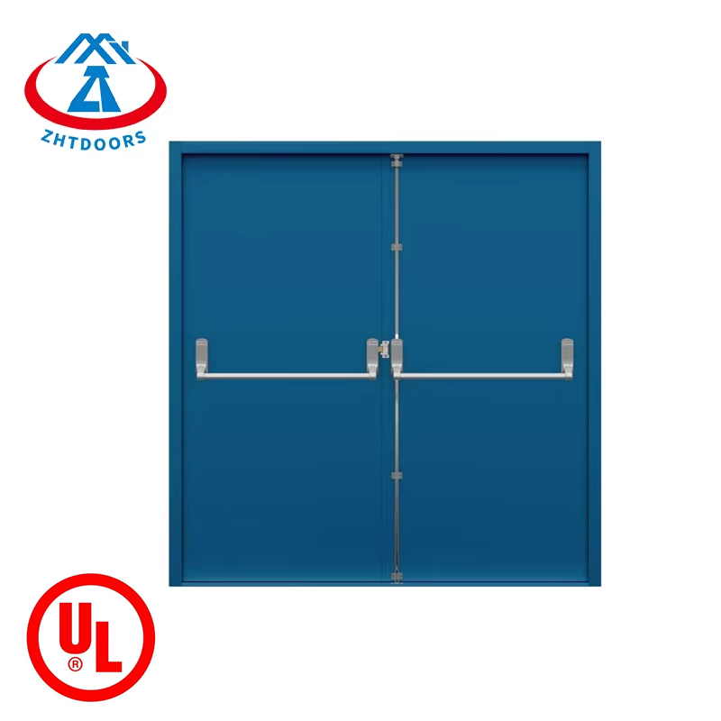 Practical and strong UL standard 1 hour metal fire door insulation for hotels