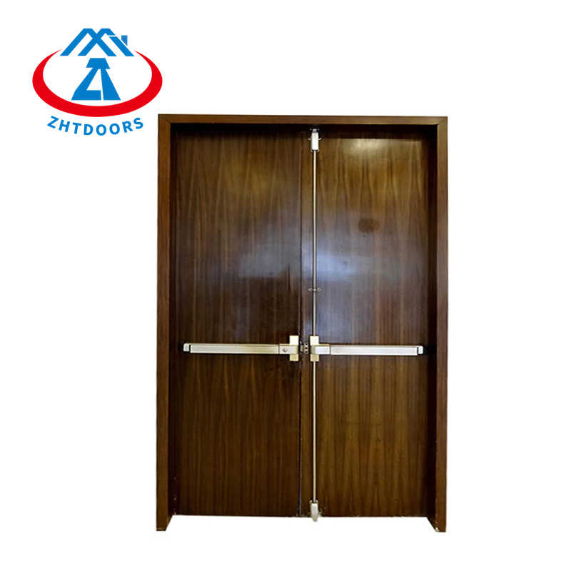 Fire rated access exit insulated doors and panels residential with panic bar AS standard 30 minute