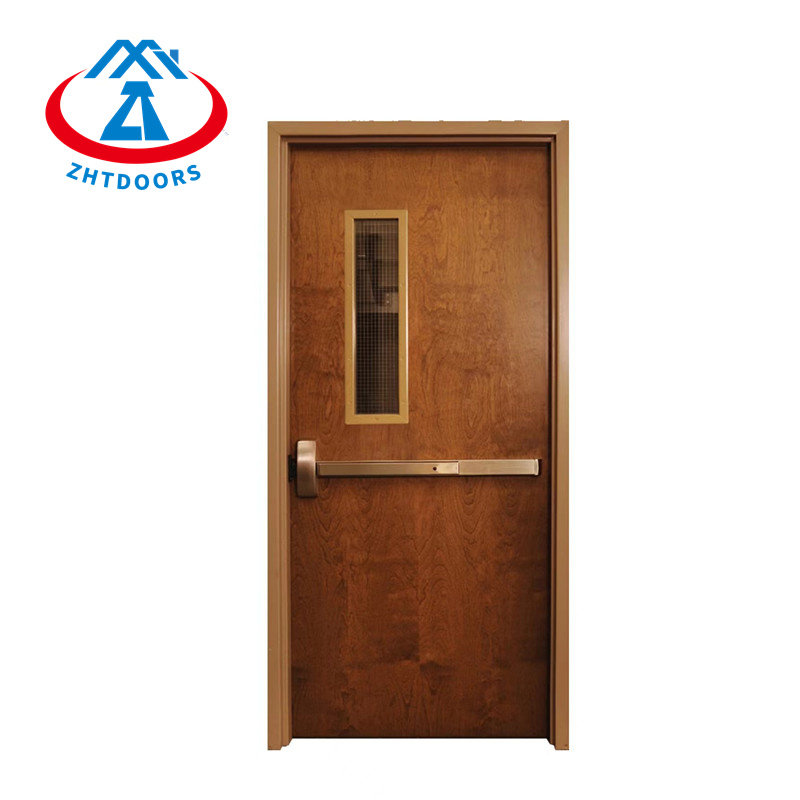 product-Zhongtai-Rich experience manufacturer safety emergency fire door BS standard 90 minutes meta