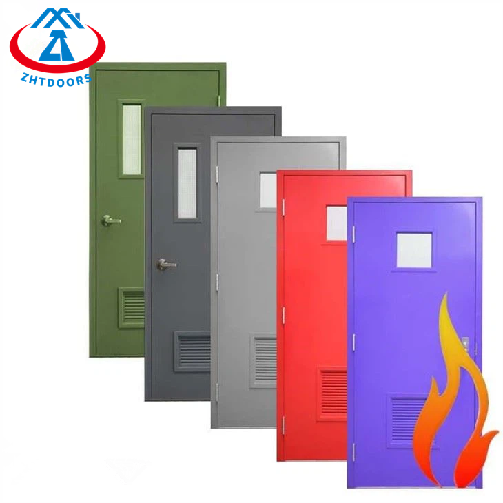 product-Zhongtai-Manufacturers customize different styles of BS standard 2 hours fire rated steel do