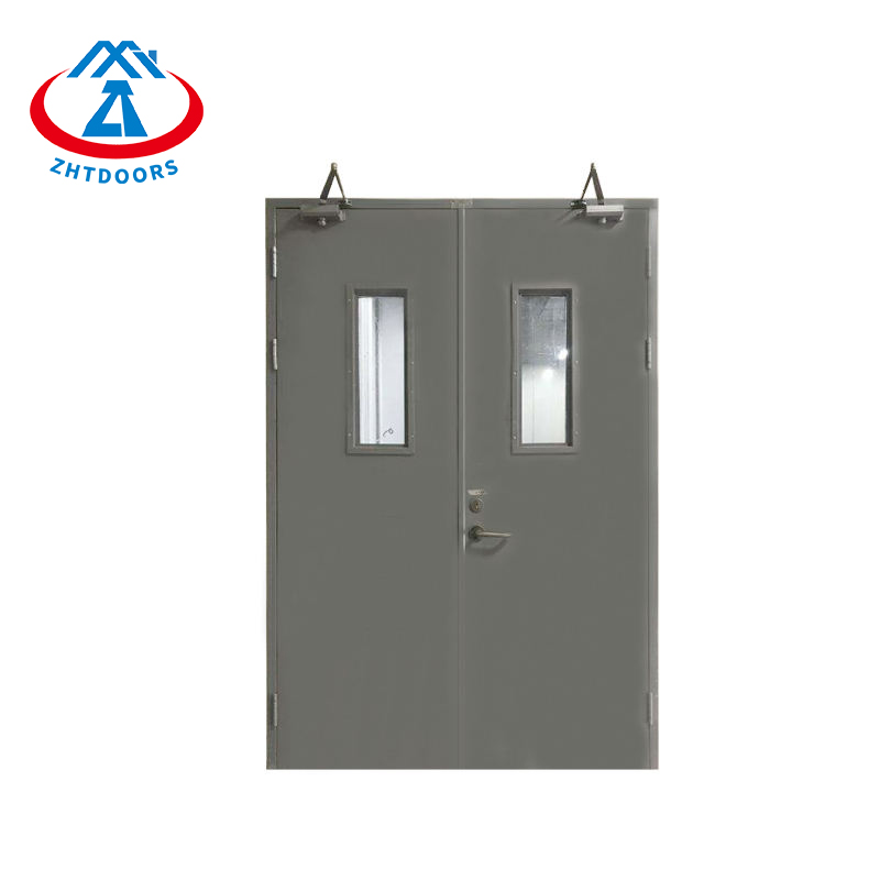 Professional Manufacturer Fire Rated Metal BS Approved 60 Minutes Fire Rated Door Modern