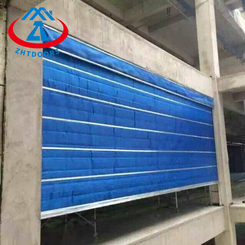 Modern high technology fireproof 45mm 77mm safety electric roller shutters door for uk