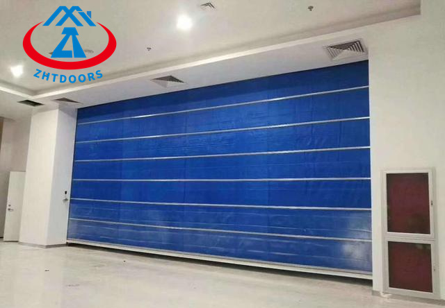 Quality guaranteed guangzhou heavy single fire rated fabric roller shutter door