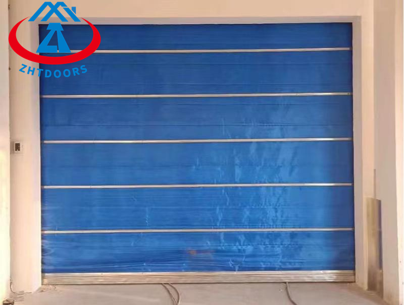 Excellent fire resistance inorganic fabric shop 4x3 mini roller shutters door full kit strong