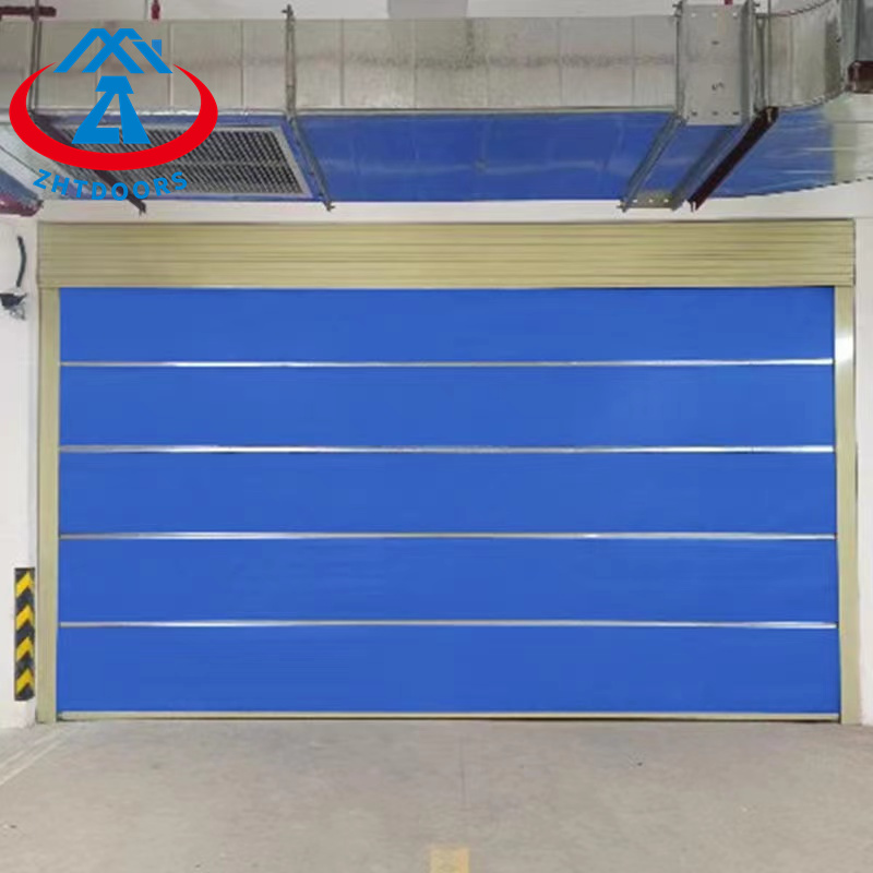Supplier New commercial password lock electric fire proof roller shutter standard door with insulation
