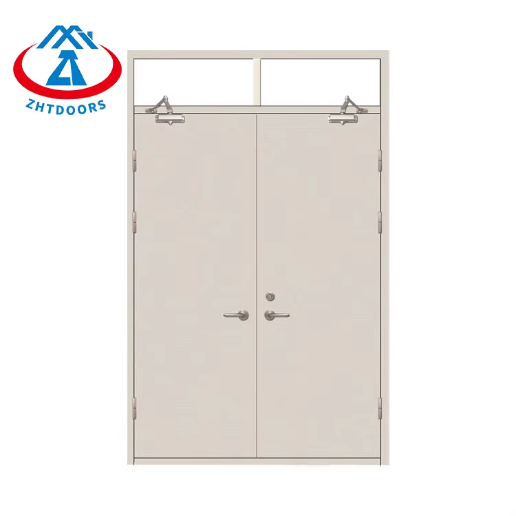 Cheap economical AS standard 30 minutes galvanized steel fireproof safety exit steel door