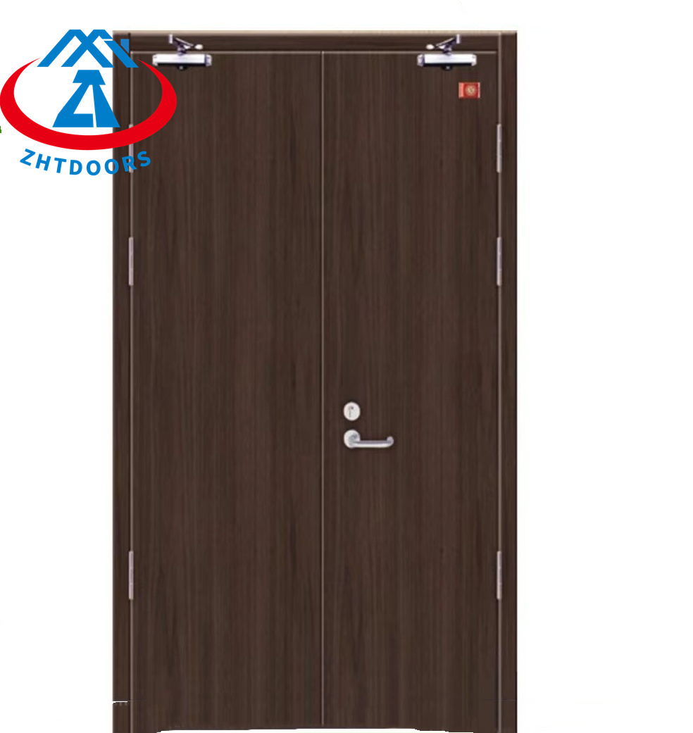 product-Zhongtai-Fully qualified steel fireproof safety metal door practical with push rod AS certif
