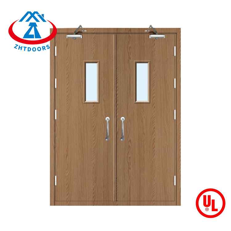 Foshan factory sells modern UL certified emergency escape fire rating door 60 minutes