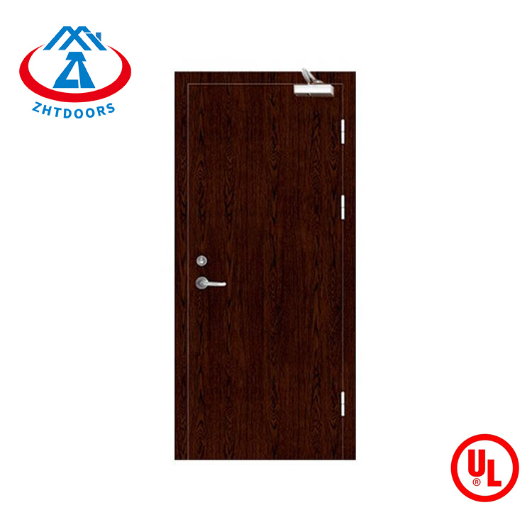 Manufacturer wholesale UL standard modern fire door certified metal security steel fire door 1 hour