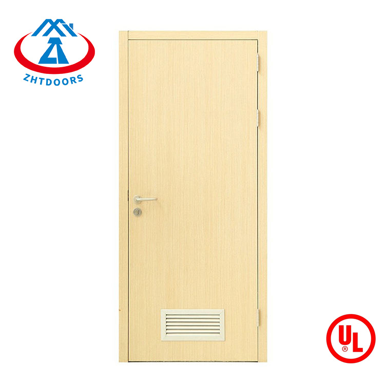 Factory has rich experience school fireproof solid door fireproof 60 minutes UL standard