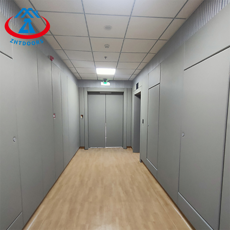 Excellent performance 60 minutes BS certified metal fire door