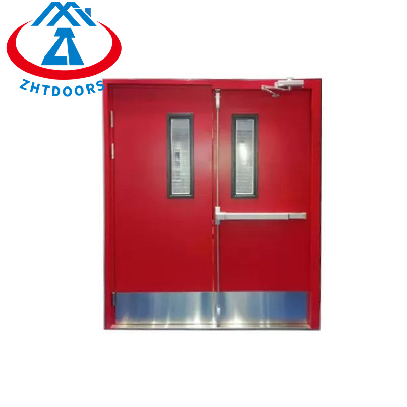 Factory direct sales modern 60 minute beautiful steel security door fire rating AS certification