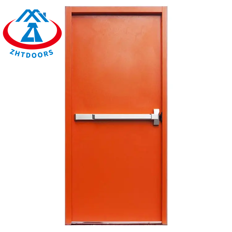 product-Cheap wholesale color galvanized steel AS approved 120 minutes modern fire rated door-Zhongt